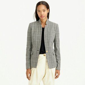 J. CREW Regent Blazer Glen Plaid Houndstooth Wool {Z47}